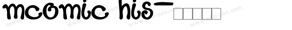 mcomic his字体转换